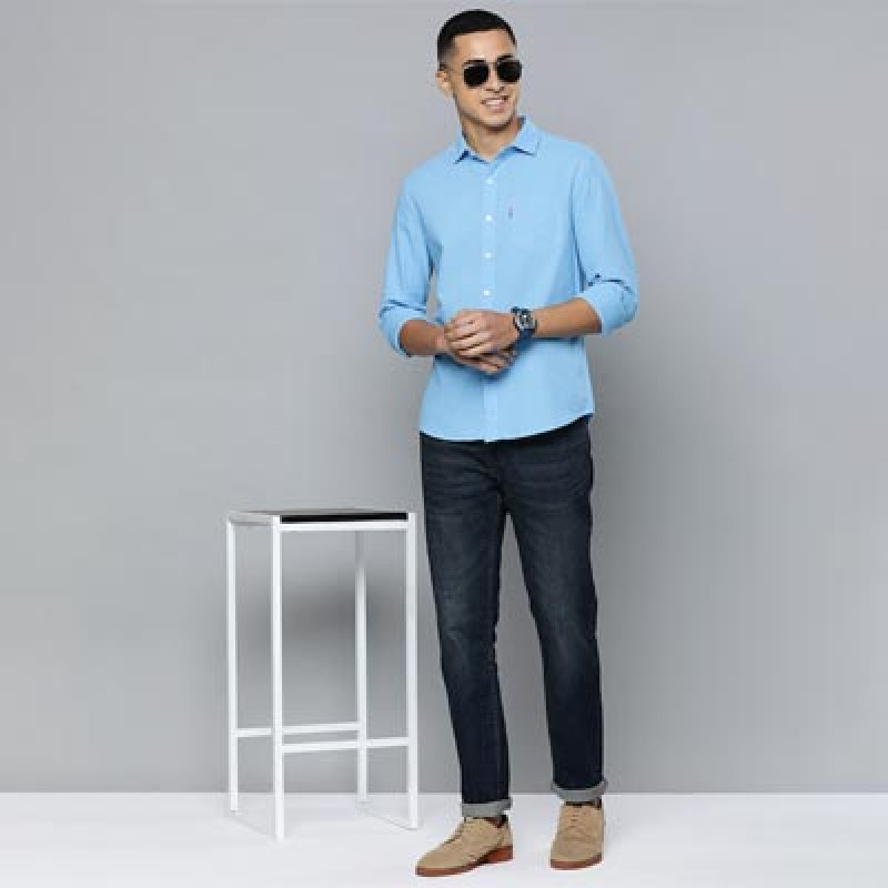 Men Blue Slim Fit Light Fade Stretchable Jeans